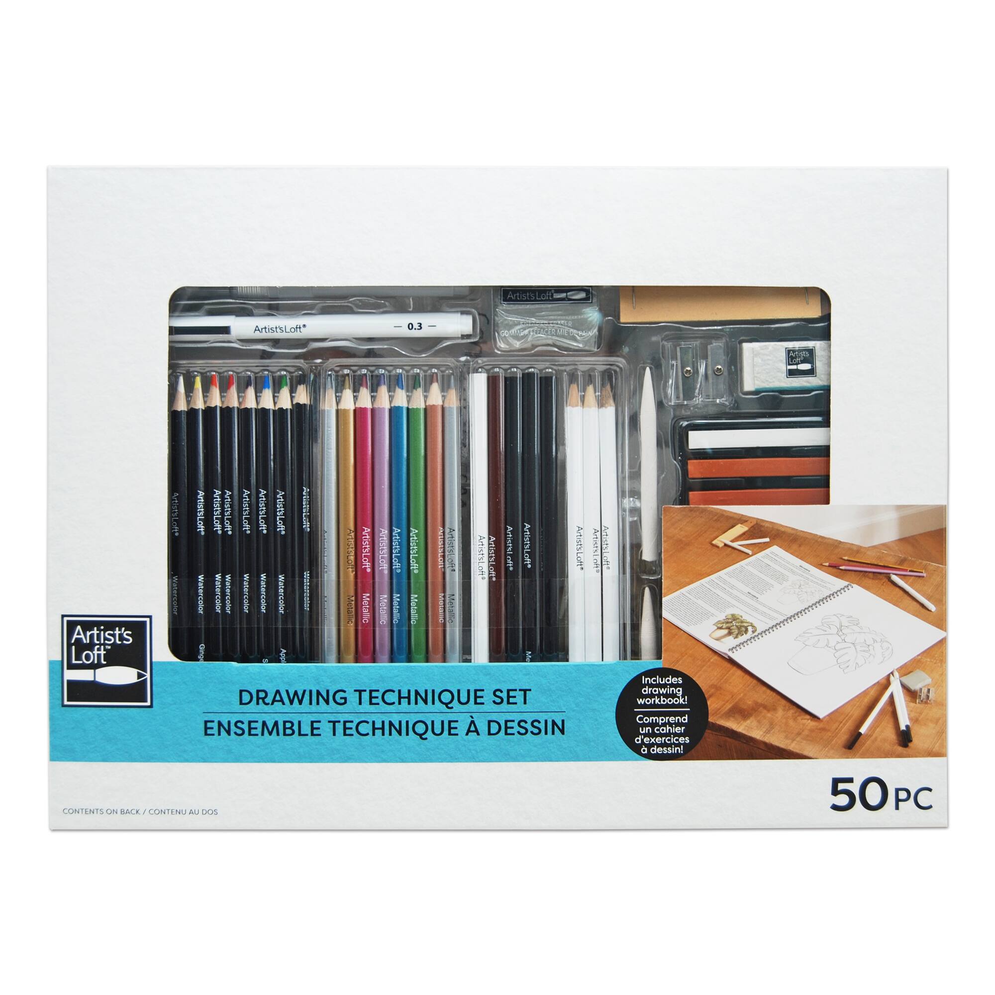 6 Pack: Drawing Technique Set by Artist's Loft™